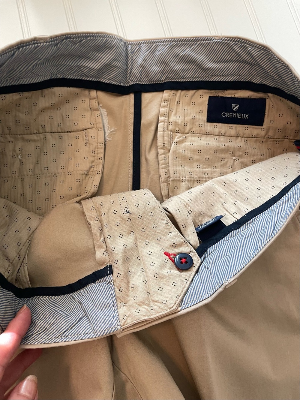 Daniel Cremieux Tan Chino Shorts - Picture 3 of 3